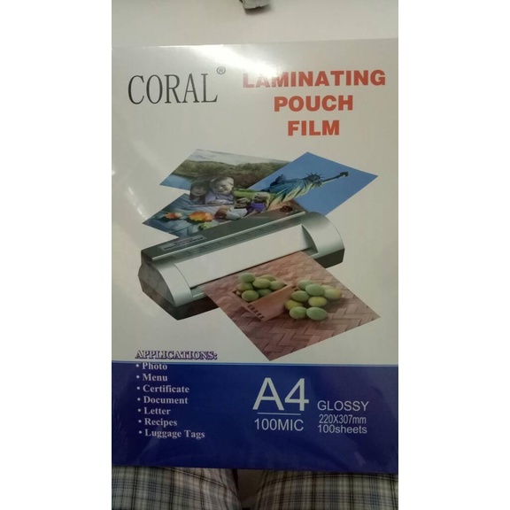 

Paper | Plastik Laminating A4 Coral Murah Baru