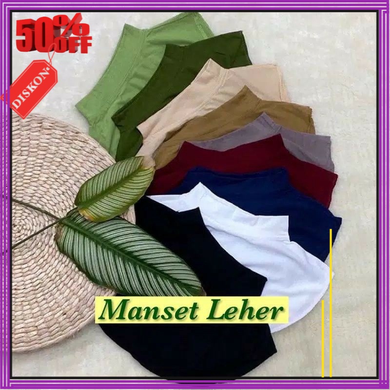 Manset leher hijab Mangset jilbab Menset hijaber muslim Dalaman kerudung Daleman krudung wanita mura