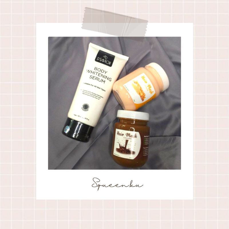 [PAKET HEMAT] D'SAVIOR + 2 HAIR MASK