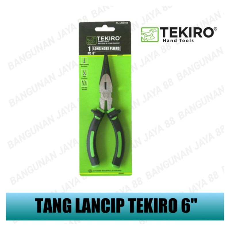 Tang Lancip 6 inch TEKIRO Original/Tang Jepit/Tang