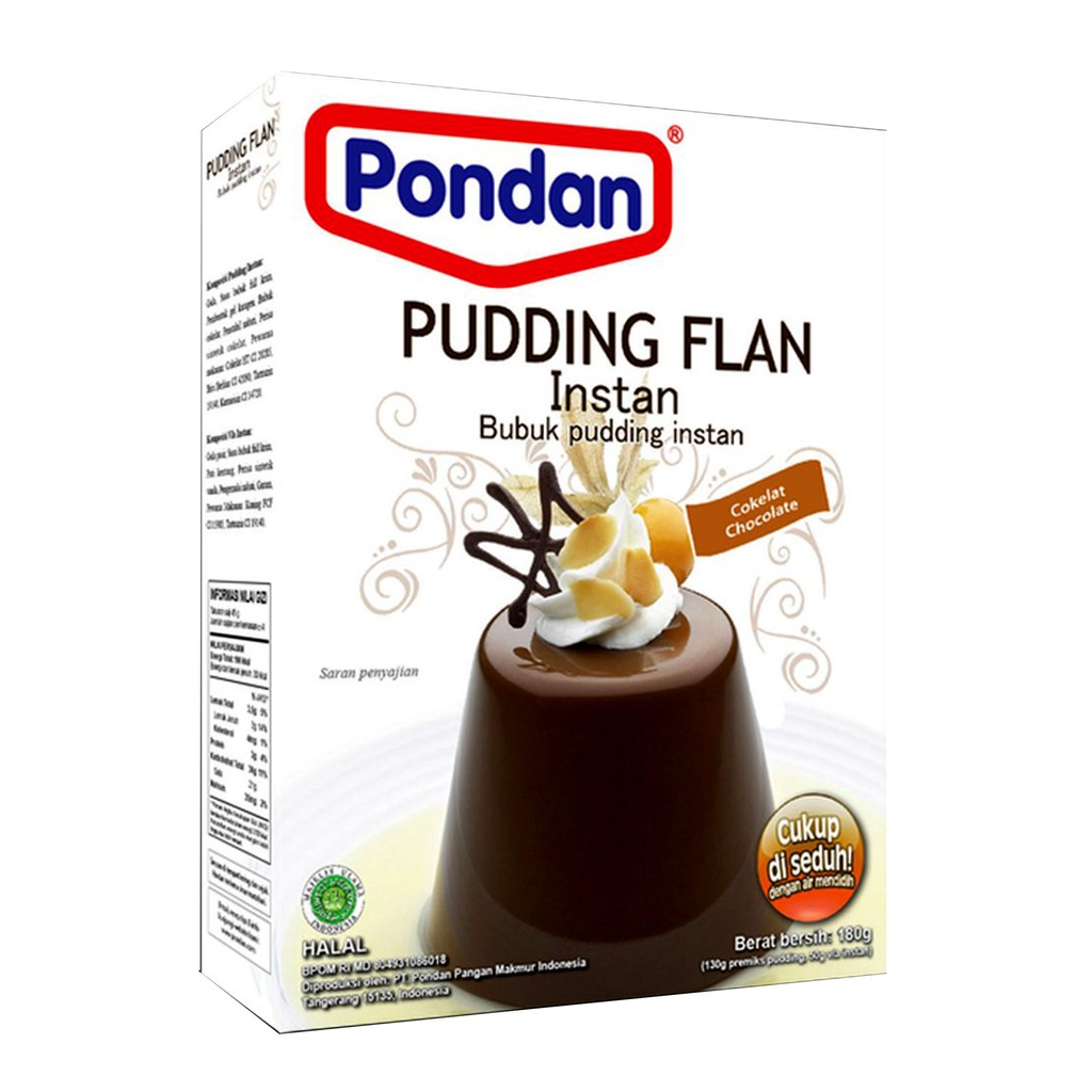 

Pondan Pudding Flan 180 Gram