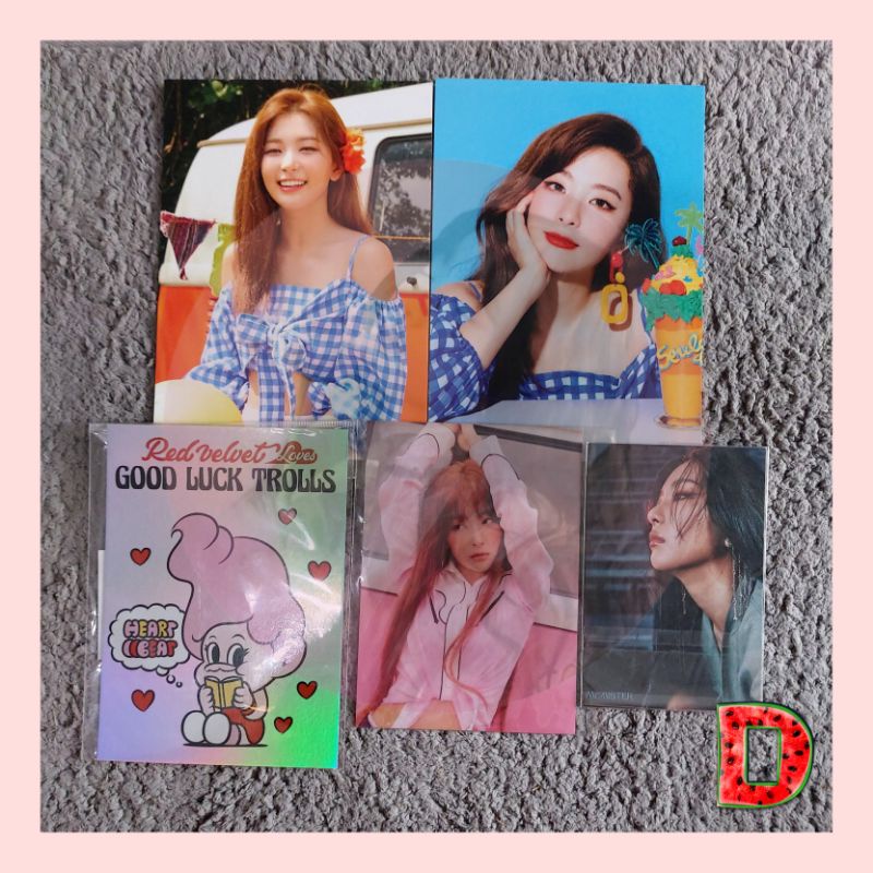 PHOTOCARD/POSTCARD IRENE SEULGI WENDY RED VELVET