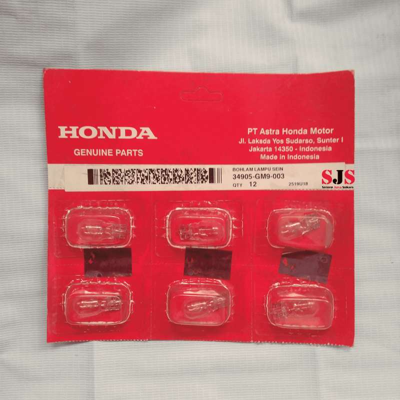 Bohlam Lampu / Dop Riting / Sein / Sen AHM Honda Supra / Vario / Beat