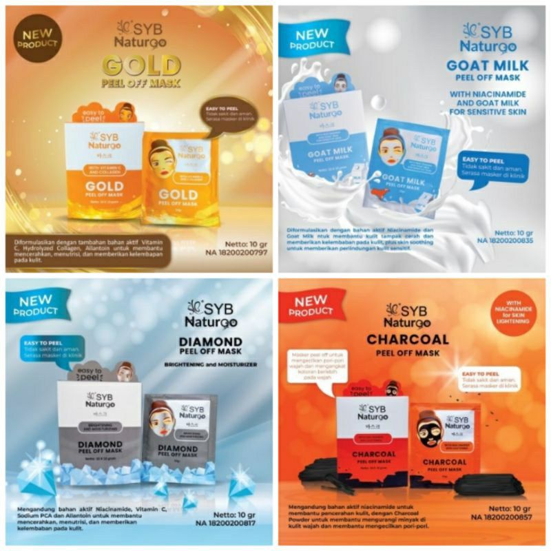 Syb Natur90 Peel Off Mask 10×10g4am (1box)