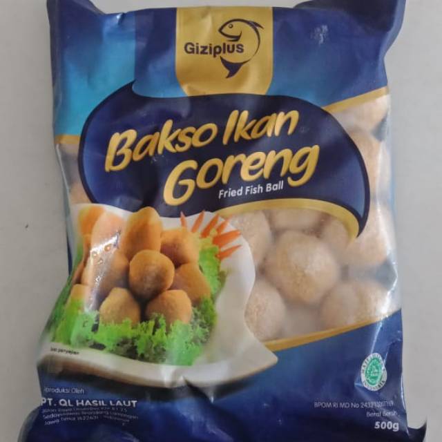 

GIZIPLUS Fried Fish Ball (Bakso Ikan Goreng) 500gr