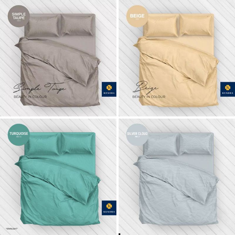 Set sprei Kendra / Polyster / Sprei lucu / Aesthetic