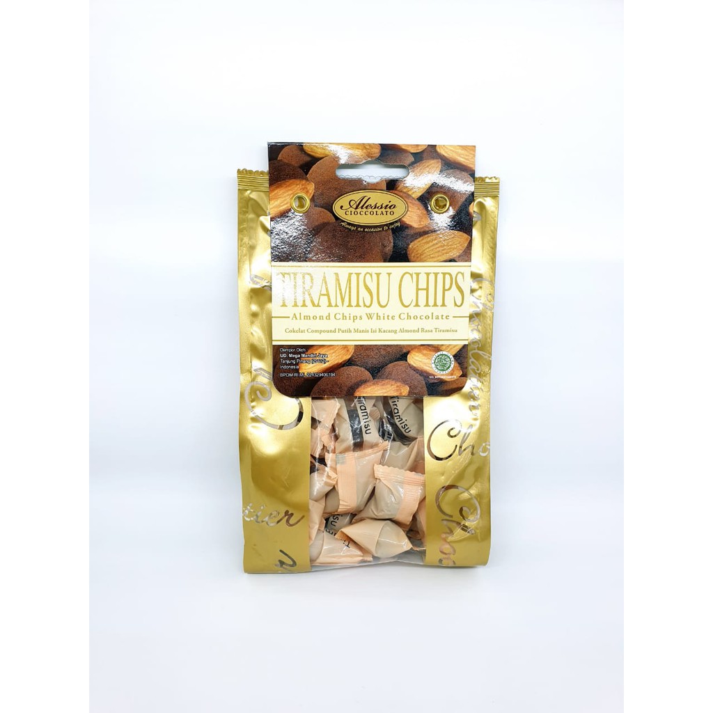 

Alessio almond tiramisu white chocolate 75 gr