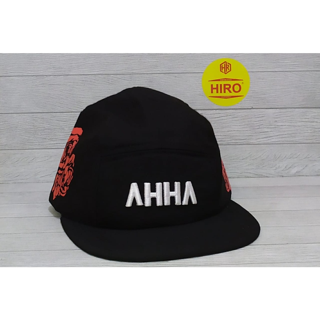 [COD]Topi Snapback Bordir Original Lima Panel New Model/Topi Hip-Hop/Topi Distro Pria