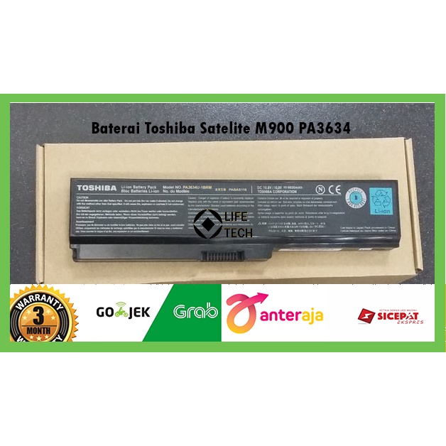 Baterai Battery Batrai Laptop Toshiba B241 B350 T350 T550 T551 T560 M900 M800 M700 PA3634U PA 3635U ORIGINAL