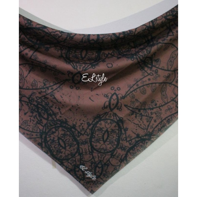 Aara Scarf By EL style - Voal Ultrafine 115x115 , hijab segiempat, Voal Printed