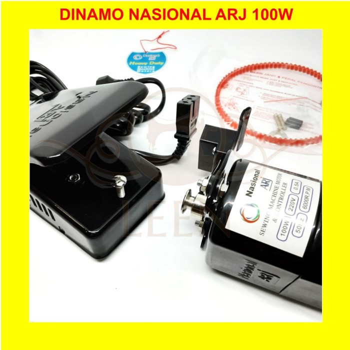 Dinamo Mesin Jahit NASIONAL ARJ 100 Watt 100W Motor Klasik/Obras LEEN