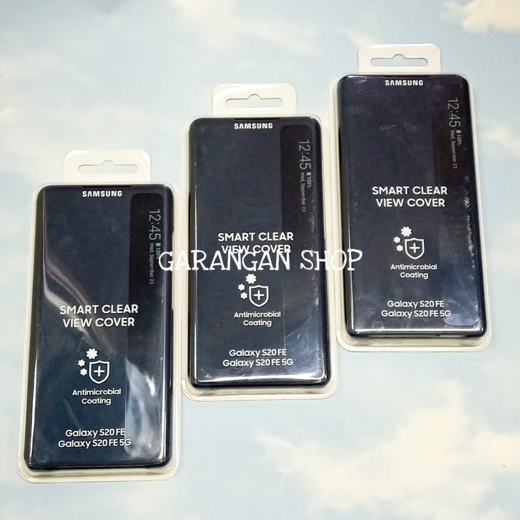 Smart Clear View Flip Cover Case Original for Samsung Galaxy S20 FE / Case Samsung S20 Original