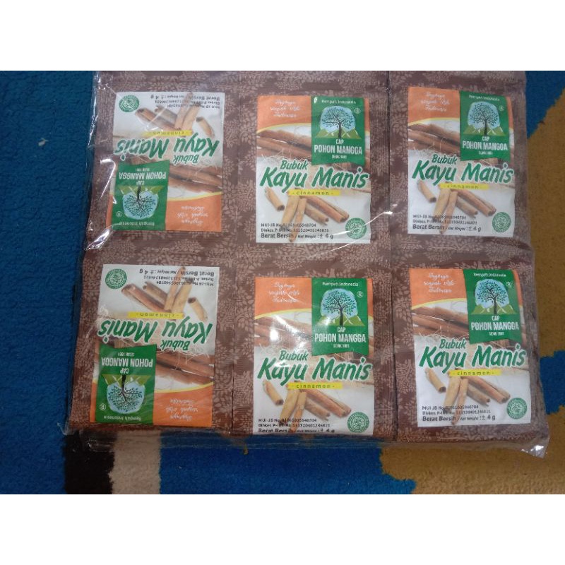 Kayu Manis Bubuk Tabura / Kayu manis 500 x 12 Sachet