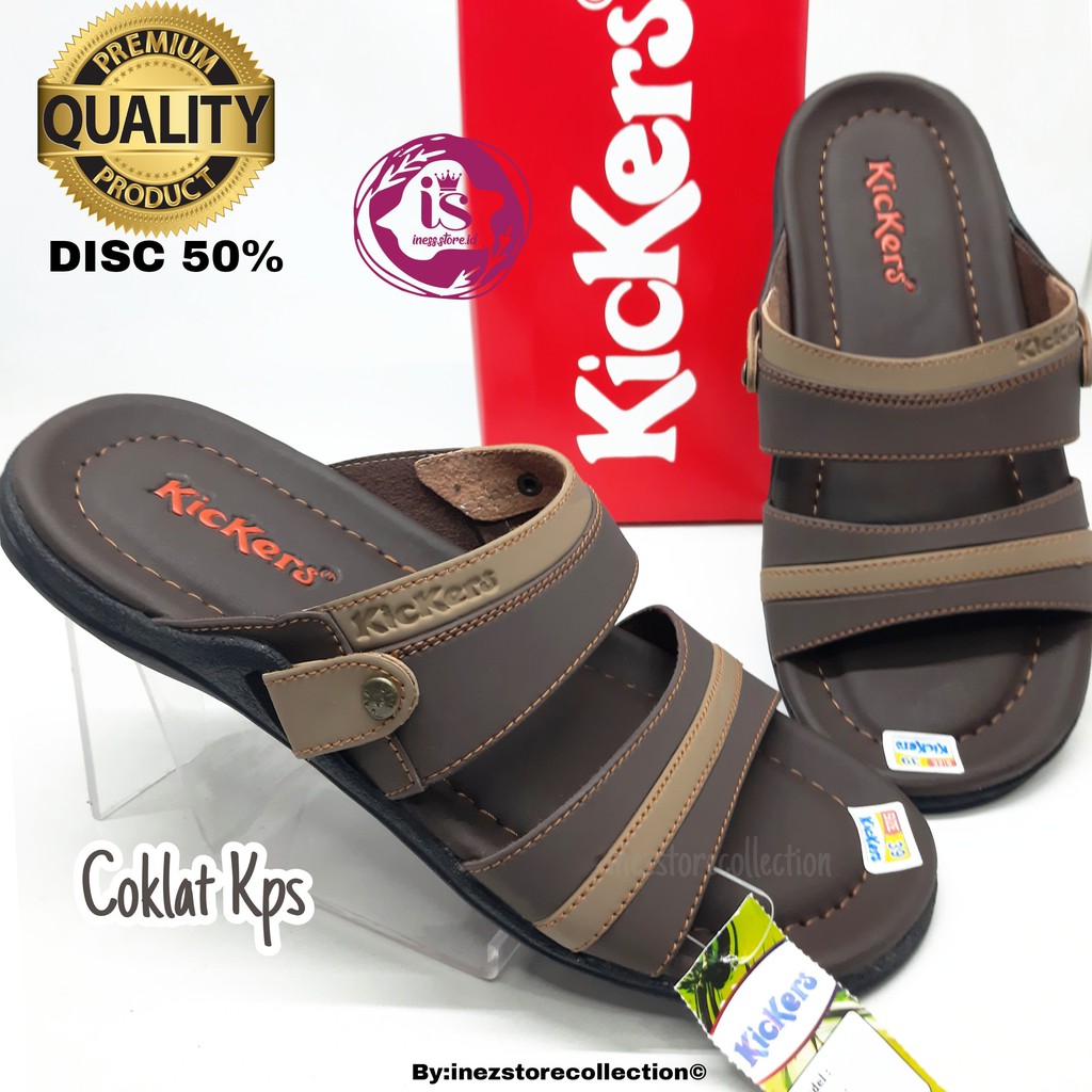 SANDAL PRIA / COWOK KICKERS SLOP TERBARU MO7 MURAH GROSIR