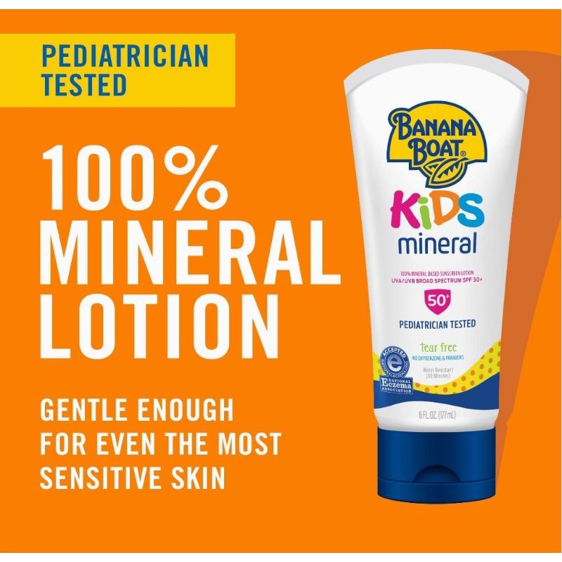 Banana Boat Kids Mineral SPF 50+ 177ML