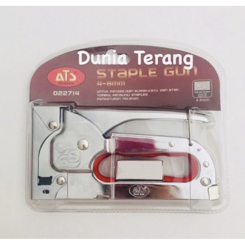 Staple Gun Tacker ATS 4-8mm / Tembakan Staples (Stapler Hekter Heckter Jok)