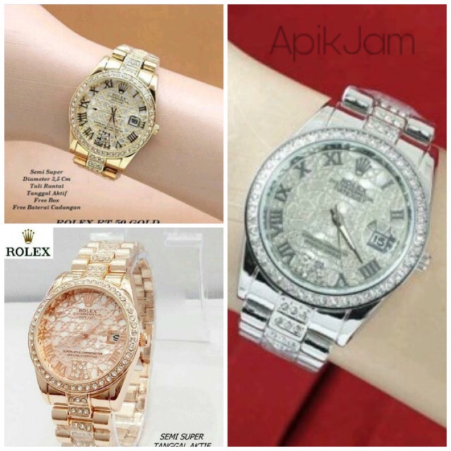 Jam Tangan Wanita ROLEX premium