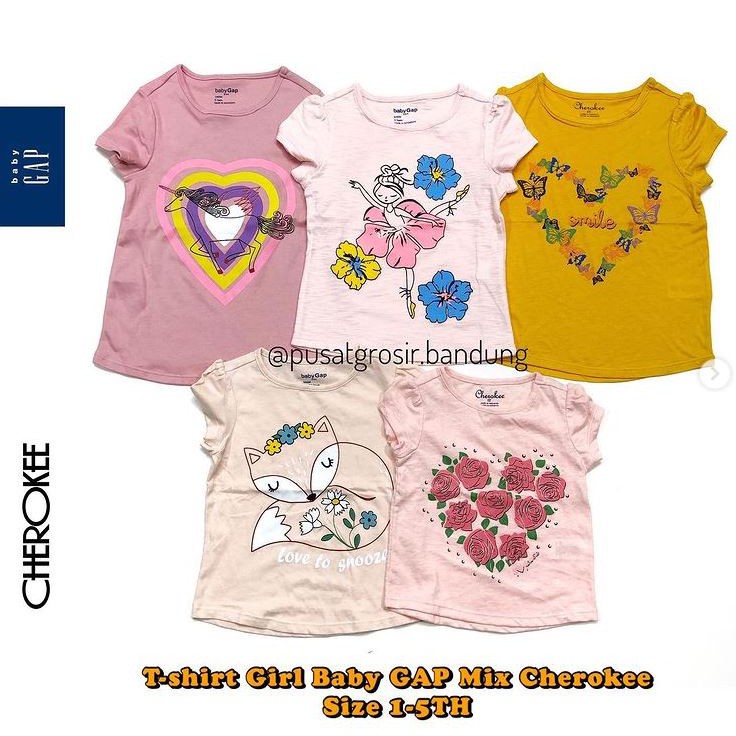 Baby Doll / Tshirt Baby GAP / Dress Anak / Baju Anak Perempuan / Baju Balita /Kaos Anak