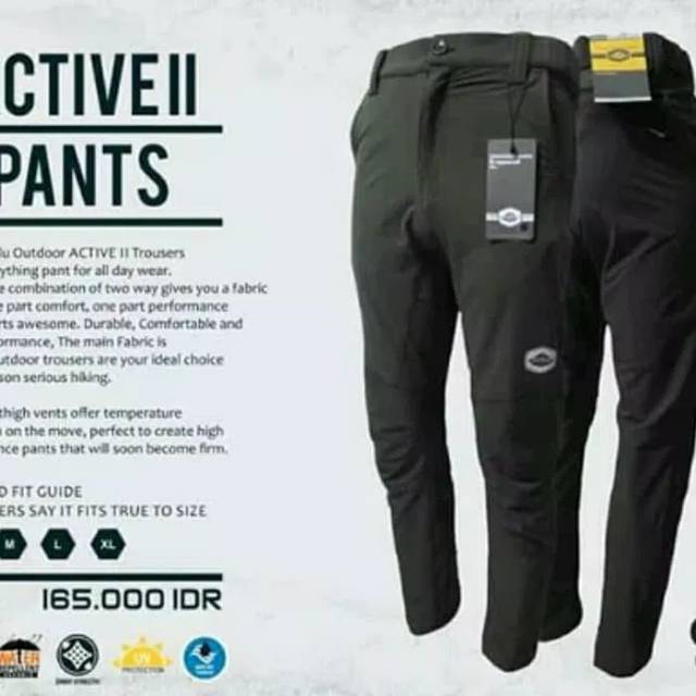 CELANA PANJANG OUTDOOR TRAVEL ULTRALIGHT ACTIVE II ORIGINAL MAKALU