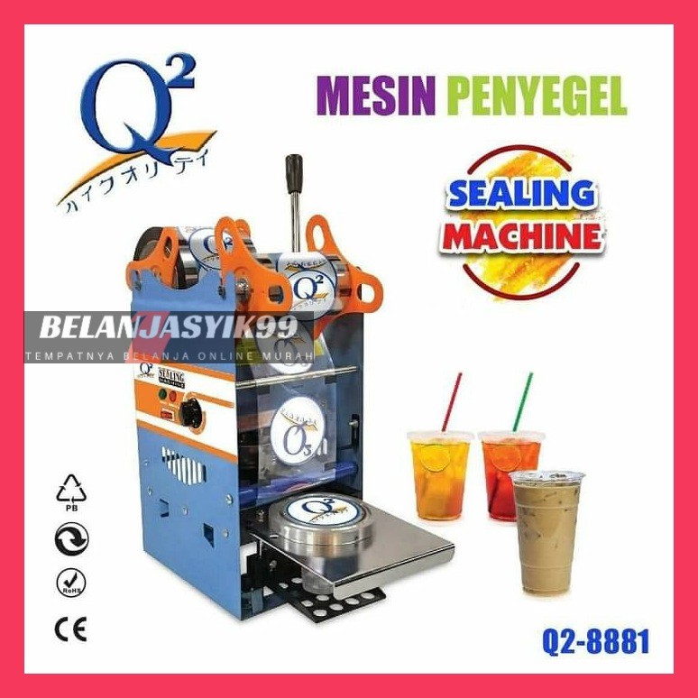 SEALING MACHIME CUP SEALER Q2 8881 / MESIN PRESS GELAS PLASTIK MESIN CUP SEALER MANUAL SEALING MACHINE Q2 8881 / Q2-8881