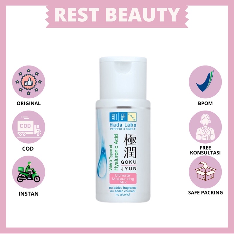 Jual HADALABO Hada Labo Gokujyun Ultimate Moisturizing Milk 100ml