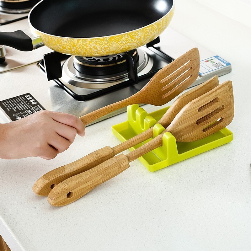 TATAKAN SPATULA / TATAKAN SENDOK GORENG / HOLDER TUTUP KUALI/ ALAT DAPUR Tatakan Tutup Panci / Tatakan Holder Spatula Sendok Sumpit Tutup Panci