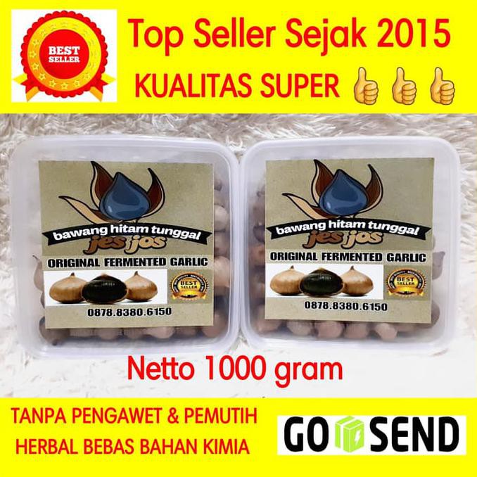 

Herbal877D8Rs- Bawang Hitam Tunggal Lanang 1 Kg (Black Garlic)