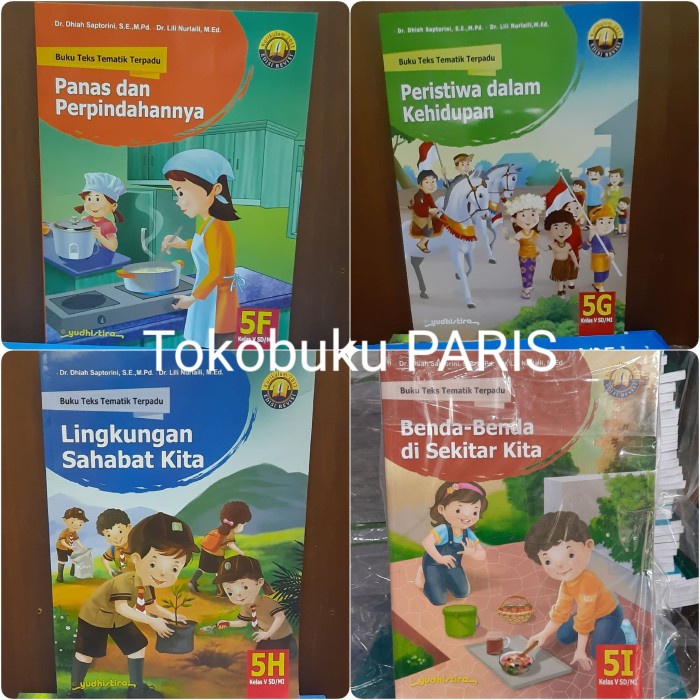 

❤BISA COD❤ Tematik terpadu sd kelas 5 semester 2 K13 yudhistira