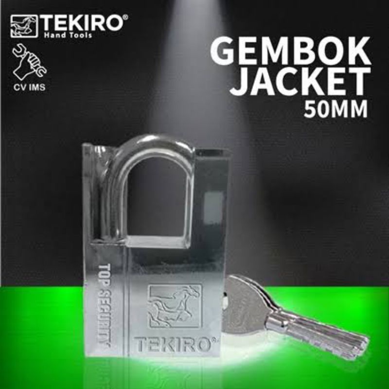 Gembok Jaket 50mm Tekiro Original