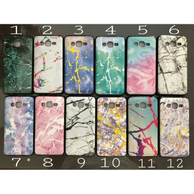 Case marble motif Samsung J2 Prime, J2 Core, Vivo Y91