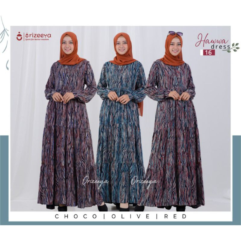 GAMIS ORIZEEYA HAWWA DRESS 16