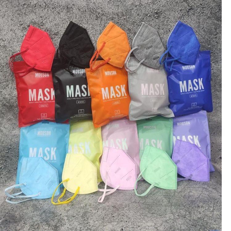 ♥READY♥ KN95 MOUSON PRO KEMENKES MASKER KN 95 ANAK MOTIF LUCU ISI 10PCS terbaru