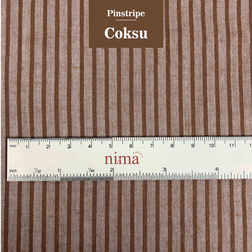1/2 meter Kain Katun Jepang Salur Premium (lebar 150cm)