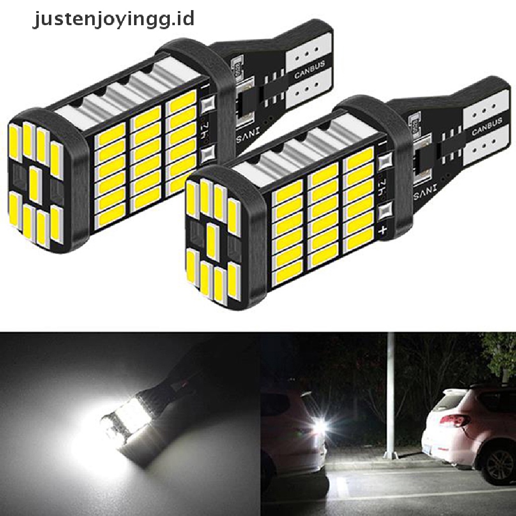 2pcs Lampu LED Canbus T16 T15 921 W16W Untuk Mundur Mobil