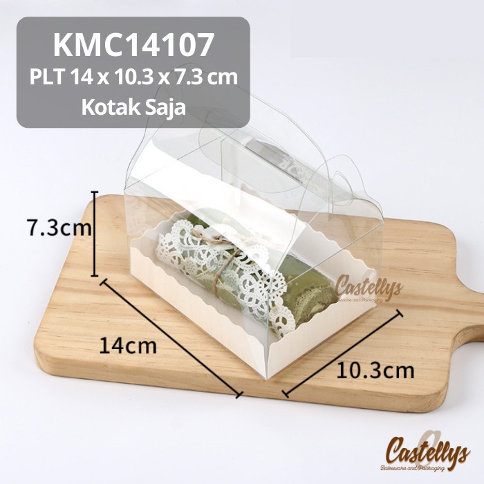 

Kotak Mika KMC14107 Bolu Gulung Roll Cake Muffin Roti Kue Kering dll