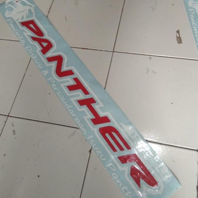 Bagus Dipakai.. sticker Panther indonesia untuk mobil kaca depan | Cutting Sticker 95cm