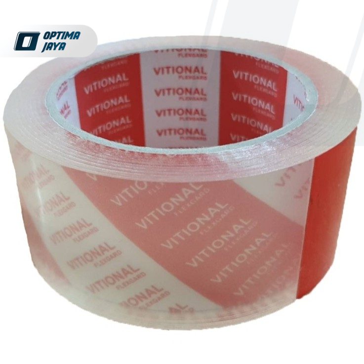 

6 Pcs Lakban OPP 48mm 2" Strong n Clear 90 Yard (Merah) / Solasi / Isolasi