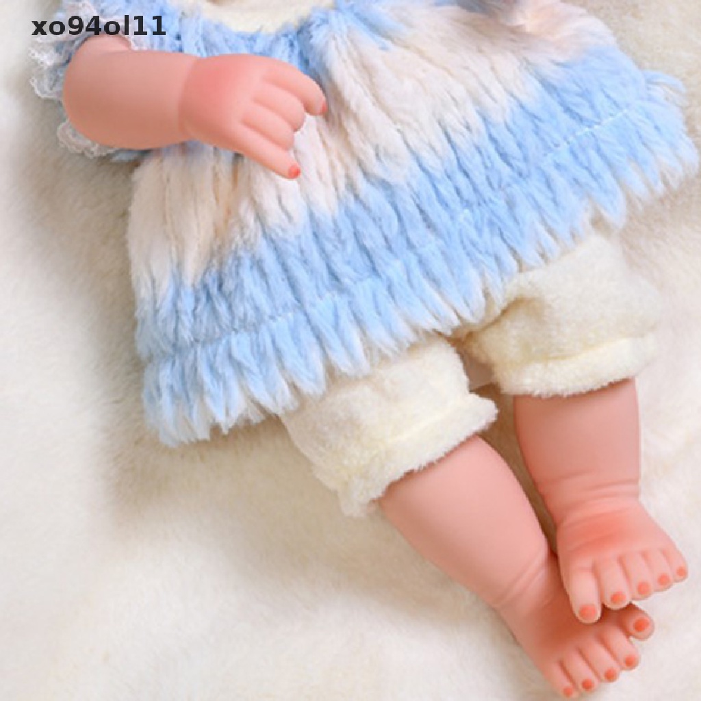 Boneka Bayi Perempuan Reborn Bebe Realista Bahan Silikon Ukuran 30cm