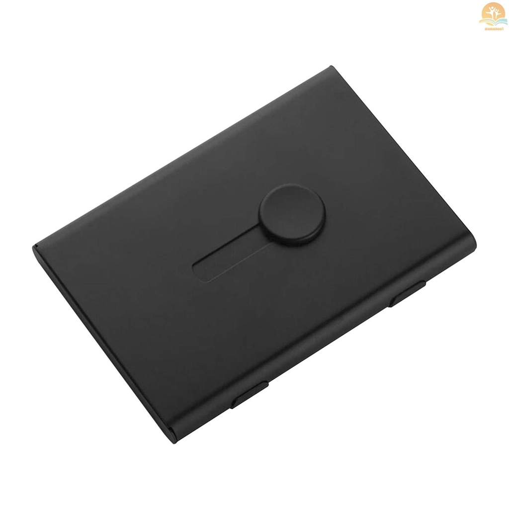 Business Card Holder Thumb-Drive Business Card Case Silde Out Business Card Holder Credit Card Case for Men Women