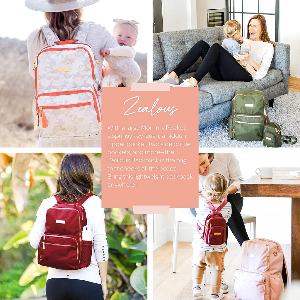 Jujube Zealous Backpack - Diaper Bag Tas Perlengkapan Anak Bayi Ransel Baby Travel Anak Back Pack Ransel Netral