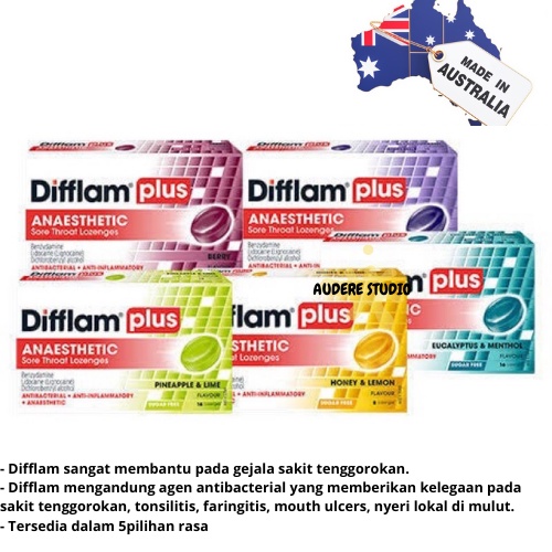 DIFFLAM PLUS 16LOZENGES