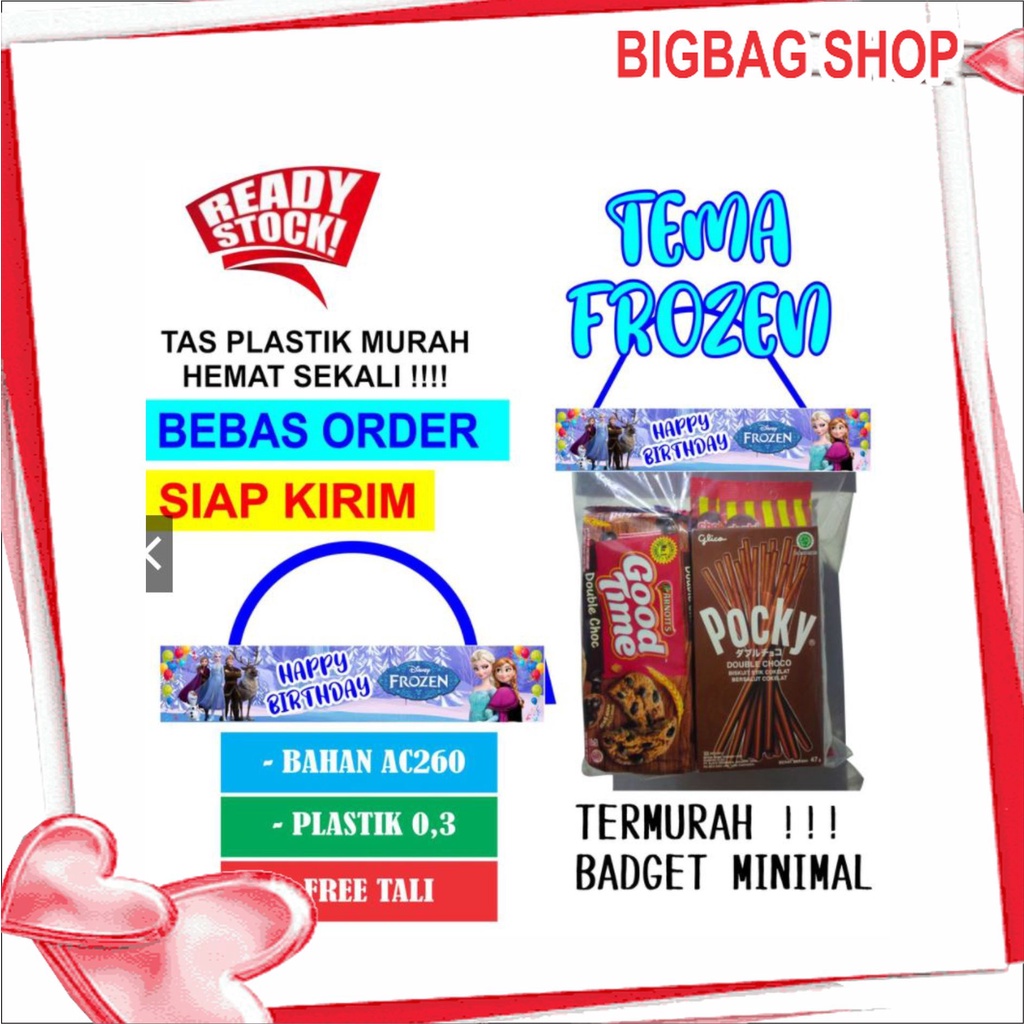 

Custom Goodie Bag Murah Tas Plastik Promo Ultah Anak