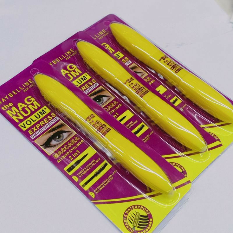 MASKARA/EYELINER 2IN1 WATERPROOF