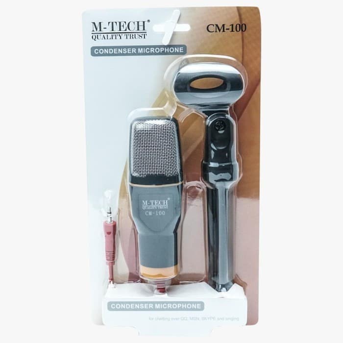 Mtech CM100 M-TECH CM-100 / CM 100 Condenser Microphone Garansi Resmi