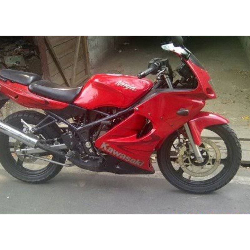 striping kawasaki ninja rr 150 old  list body standar 2011 merah