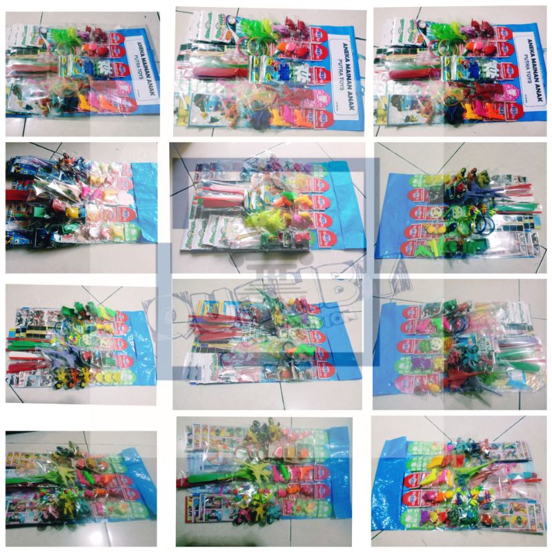 Mainan Rentengan/Rencengan Serba 1000/2000 Harga Grosir Siap Jual untuk Paket Usaha (isi 50 renteng)