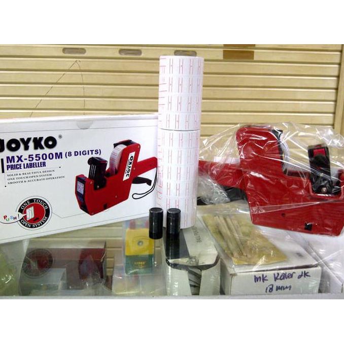 

ALAT LABEL HARGA (PRICE LABELLER) 5500M Set + kertas label 10 roll + 2 pc Tinta