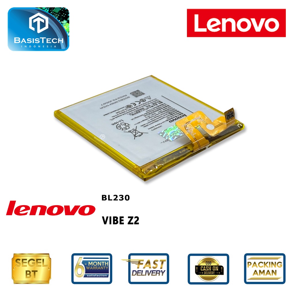 BATERAI LENOVO Z2 - LENOVO VIBE Z2 - BL230 - ORI99 - GOOD QUALITY