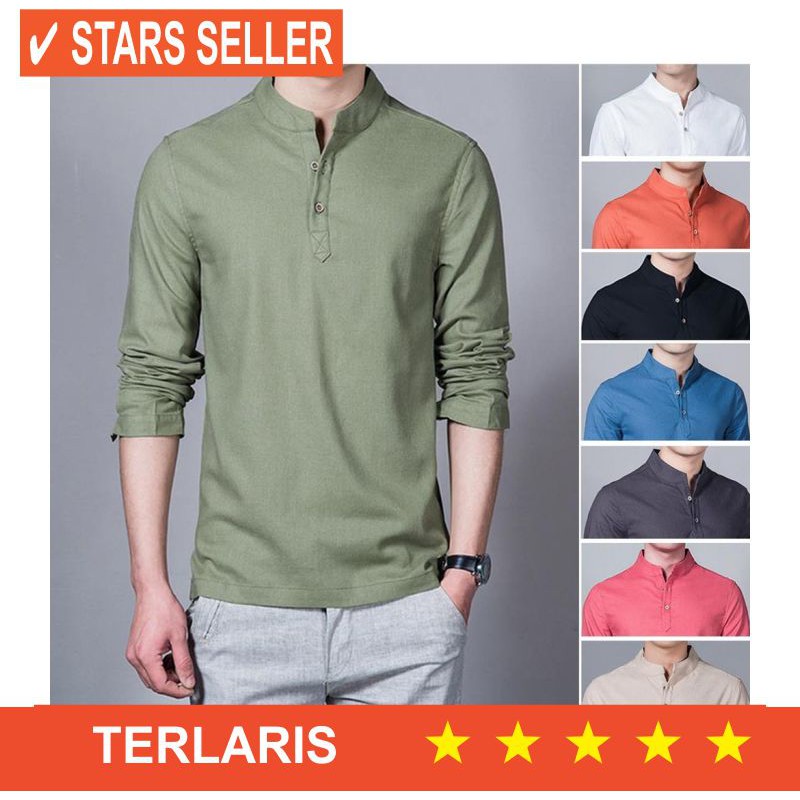 PAKAIAN ATTA AHHA HALILINTAR ADZAN TIRAKATAN LEBARAN / Baju Koko Shaquille Army Size S.M.L.XL.XXL