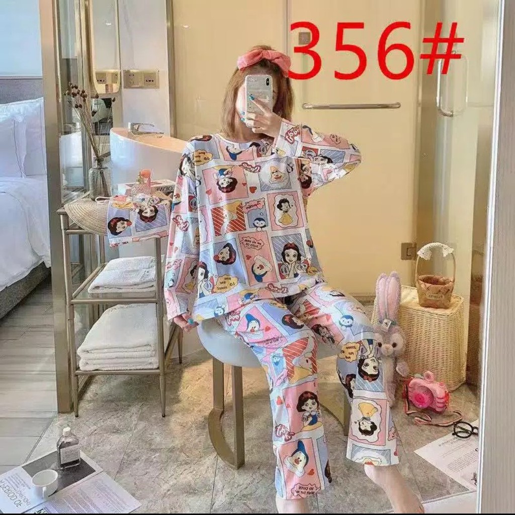 Piyama Lengan Panjang / Piyama Comic / Setelan Piyama Panjang